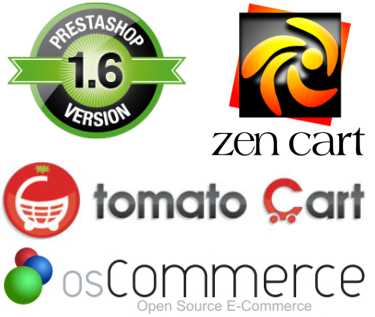 tiendas online prestashop zen cart tomato cart oscommerce